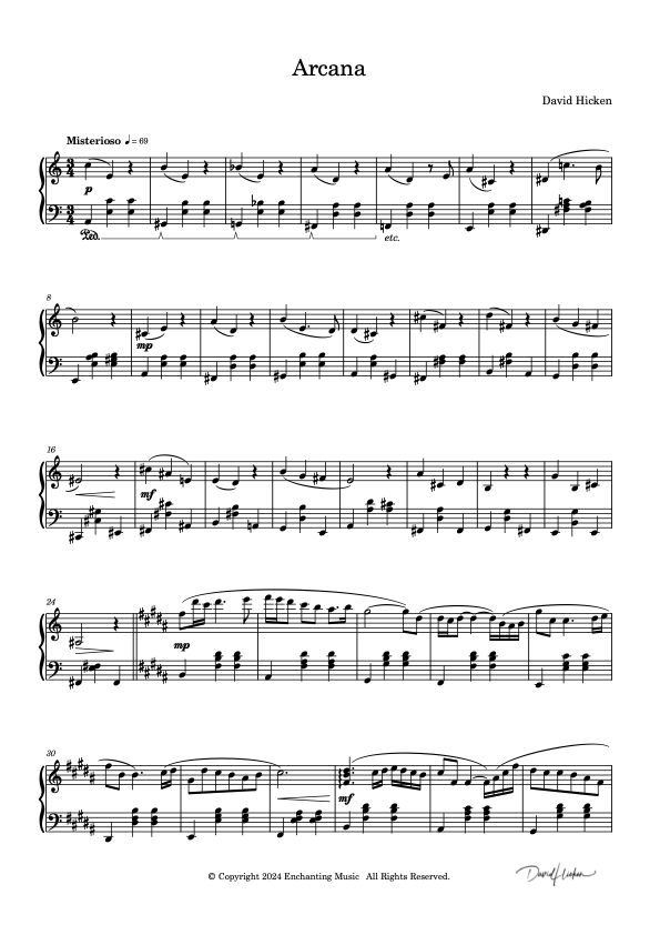 Arcana (Piano)