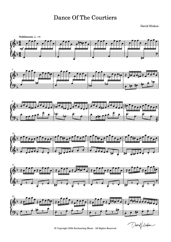 Dance Of The Courtiers