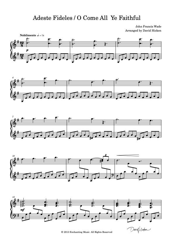 O Come All Ye Faithful