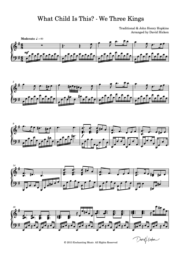 What Child Is This ? - We Three Kings