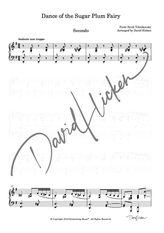 Dance of the Sugar Plum Fairy - Piano Duet