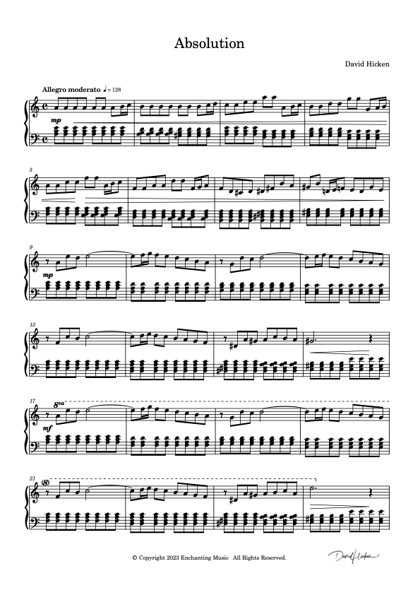 Absolution (Piano)