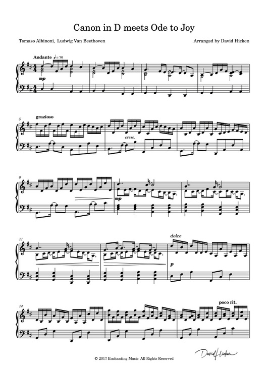 Canon In D Meets Ode To Joy
