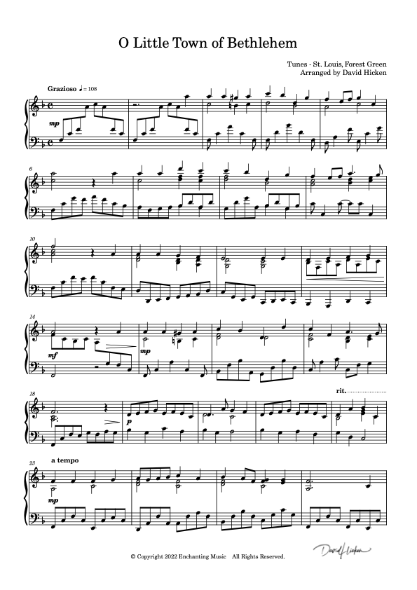 O Little Town of Bethlehem