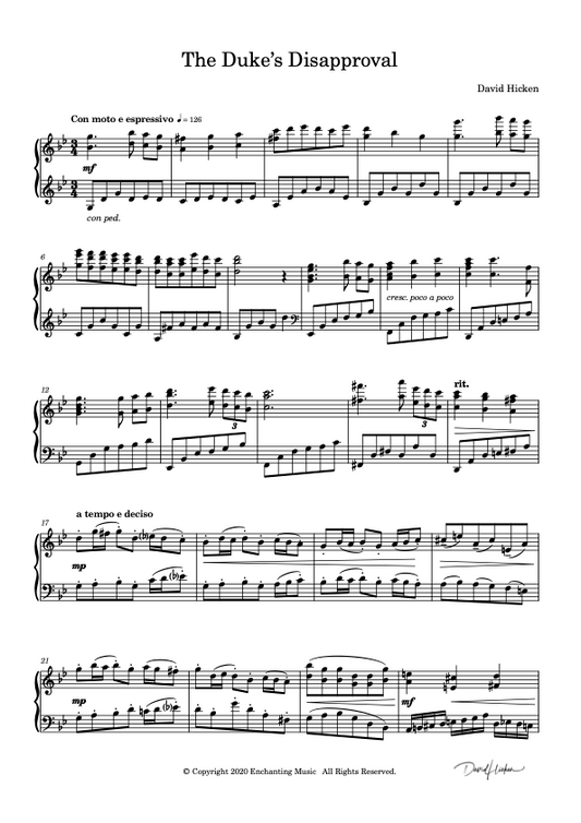 The Duke's Disapproval