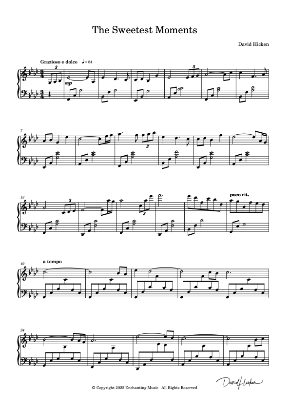 The Sweetest Moments