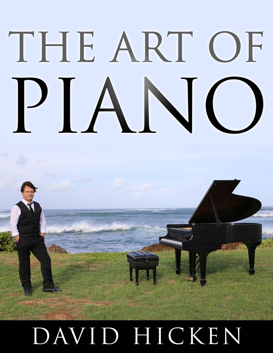 The Art Of Piano Sheet Music Book by David Hicken