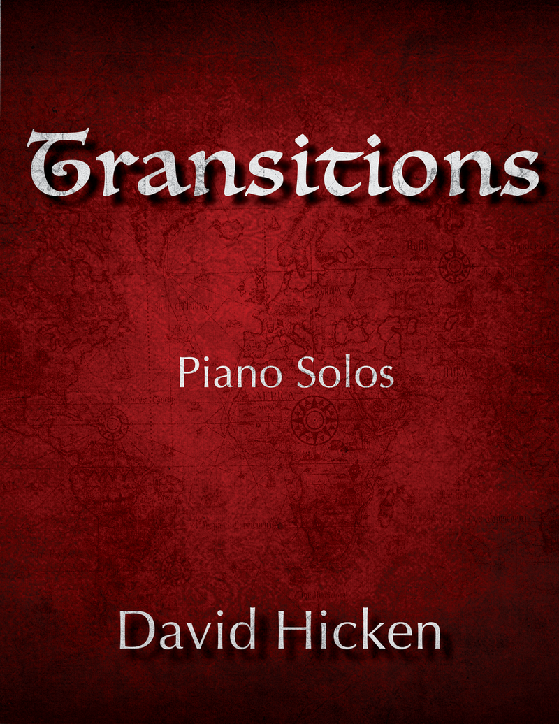 Transitions Piano Sheet Music Book by David Hicken